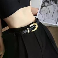 ราคา เข็มขัดหนังแท้ สไตล์วินเทจและย้อนยุค หัวเข็มขัดทองขนาดใหญ่ สำหรับผู้หญิง ตกแต่งเครื่องประดับอินเทรนด์ เข็มขัดผู้หญิง (1731386384564520150)