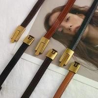 ราคา เข็มขัดบางปรับได้ สำหรับผู้หญิง หัวเข็มขัดทองเหลืองโบราณ เข็มขัดหนังเอวเรียบง่าย เหมาะสำหรับชุดเดรส ทำจากหนังวัววินเทจ เข็มขัดผู้หญิง มาใหม่เข็มขัดออกกําลังกาย (1731371562653091310)