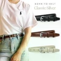 ราคา เข็มขัดหนังแท้ หัวเงิน เข็มขัดผู้ชาย เข็มขัดผู้หญิง มีไซส์ Classic Silver COD (1731817608423834882)