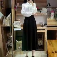 ราคา ชุดทำงานผู้หญิง, โอกาสทางการ, สวมใส่มืออาชีพ, ชุดทำงานผู้หญิง, เสื้อเชิ้ตแขนยาว, ชุดสูทครึ่งกระโปรง, ชุดสองชิ้น, พร้อมกระโปรง (1731952795907622501)