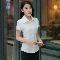 ราคา เสื้อเชิ้ตผู้หญิง แขนสั้น ชุดทางการมืออาชีพ เสื้อเชิ้ตสีขาว ทรงสลิมฟิต ชุดทำงานผู้หญิง เสื้อเชิ้ตผู้หญิง (1730161679732280214)
