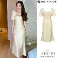 ราคา Eravogue-เดรสผู้หญิง เดรสสีครีม เดรสซาติน เดรสแขนพอง ชุดราตรี เดรสไฮโซ เดรสออกงาน เดรสไปงานแต่ง เดรสฝรั่งเศส 50330 S-XXL Women Clothing เสื้อผ้า (1729687740154480681)