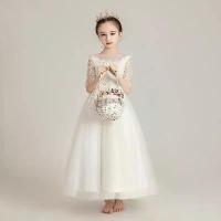 ราคา ชุดเจ้าหญิง สำหรับสาวๆ แขนยาว มีสไตล์ สีขาว เหมาะสำหรับสาวดอกไม้ งานแต่งงาน โฮสต์เด็ก ชุดราตรี แฟชั่นโชว์ ชุดการแสดง ✨ (1731815401940616430)