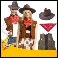 ราคา ชุดเสื้อกั๊กคาวบอย พร้อมหมวก ผ้าขนหนู และชุดคาวบอยปืน CP82.1 ราคาต่อ 1 ชุด (1731327542781316028)