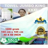 ราคา JUMBO ผ้าขนหนู หรูหรา ผ้าขนหนู 100 % ผ้าฝ้าย หนาเป็นพิเศษ ขนาดคิงไซส์ (XXXL) 40 x 60 นิ้ว น้ำหนัก 0.6 กก. 105 ซม. x 155 ซม. ใหญ่และหนา (1732242748984953288)