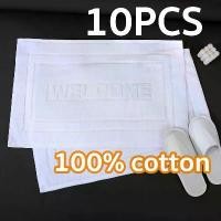 ราคา ผ้าเช็ดเท้าโรงแรม ผ้าฝ้าย100% ขนาด 45x70cm 8ปอนด์ ลายwelcom สำหรับรีสอร์ทและโรงแรม 5 ดาว คุณภาพเกรดA ทนทานและนุ่มสบาย พร้อมส่ง Kerry วันต่อไป ผ้าห่ม ผ้าขนหนู ผ้าเช็ดตัว ผ้าเช็ดเท (1731839486309598624)