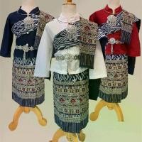 ราคา ชุดพื้นเมือง เด็กภาคอีสาน สวยมาก งาน 3 ชิ้น เสื้อ ผ้าถุง สะไบ ผ้าผ้าฝ้าย พิมพ์ลาย ใส่แล้วไม่ร้อน (1731080809285978453)