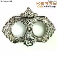 ราคา หัวรัดซิ่น ผ้าถุง Vintage Jewelry เครื่องประดับไทย หัวรัดผ้าถุง หัวเข็มขัด สีเงินรมดำ (1731291679854462014)