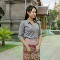 ราคา ผ้าถุง รหัส PS 106-131 ผ้าฝ้ายลาวต่อเชิง ผ้าทอมือ อัดกาวเต็มผืน ผ้าถุงสำเร็จ ผ้าถุงแบบป้ายแถมตะขอ ผ้าพื้นบ้าน ผ้าพื้นเมือง มีเก็บเงินปลายทาง (1729615294048406179)