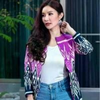 ราคา เสื้อคลุม ทรงสูท ลายไทย 1830 (1729639298665515543)