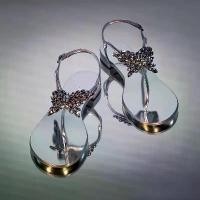 ราคา รองเท้าแตะผู้หญิง, รองเท้าแตะฤดูร้อนแฟชั่น, รองเท้าแตะสตรีทแฟชั่น, รองเท้าแตะคริสตัล, รองเท้าแตะส้นแบน, ดีไซน์นางฟ้า, ปี 2025 (1732203804878736253)