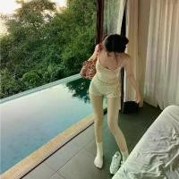 ราคา จั๊มสูทผู้หญิง สไตล์วินเทจ สีเบจ ลายดอกไม้ สายสั้น ดีไซน์ Katy Golden จั้มสูท ขา จั้มสูท ขา ชุด เซต ชุด กัมพูชา ผู้ หญิง Clothing Women ชุด กางเกง ชุด กระโปรง ชุด เซท Girl เสื้อผ้า (173142117284928126