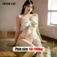 ราคา เสื้อผ้าสาวอวบอ้วน พลัสไซส์ ชุดนอน ไซส์ใหญ่ ชุดนอนสาวอวบ ชุดจั๊มสูท ชุดนอน ถุงน่อง เซ็กซี่ สยาม ชุดชั้นใน ลูกไม้ โบว์ เปิดเป้า ซีทรู เซ็กซี่ สยาม จั๊มสูท เสน่ห์เซ็กซี่ (1731819481818498580)