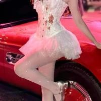 ราคา ถุงน่องตาข่าย, สีขาวและสีดำ, Rhinestone, เซ็กซี่และเงางาม, ถุงน่องกลวงออก, ผ้าไหม, สไตล์หวาน, ถุงน่องตาข่าย Rhinestone, ถุงน่อง JK สาวฮอต, เหมาะสำหรับฤดูร้อน ถุง น่อง (1731925832717141768)