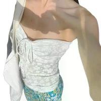 ราคา Eleanoss-เสื้อเกาะอกไหมพรม เซ็กซี่ แต่งสายคล้องคอ ผ้านุ่มนิ่ม เสื้อกล้ามผู้หญิง สีครีม เที่ยวทะเล เสื้อกล้ามทอม moody เสื้อ ใส่ สบายๆ เสื้อ แขนกุด สบาย ทุกที่ กันยู วี ทุ (1732339569481649072)