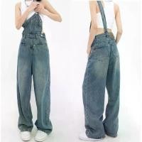 ราคา A sheep_shop กางเกงยีนส์สายเอี๊ยมเอวสูงขายาวทรงกระบอก แต่งขาดกระเป๋าด้านหลัง วินเทจ แนวสวยสุดฮิตวัยรุ่นมากๆ Jean Clothing เสื้อผ้า ผู้หญิง Women เสื้อครอป เสื้อผ้าแนวแฟรี่ เอวล (1731440763314408162)