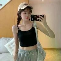 ราคา KIAWZW สินค้าขายดี KLA เสื้อกล้ามผู้หญิง ผ้าคออตอล B047 เสื้อซับใน สายเดี่ยว ครึ่งตัว แบบสวม เสื้อกล้าม ผู้หญิง ผ้านิ่ม ใส่สบาย ระบายอากาศ (1731860938932913755)