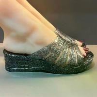 ราคา รองเท้าส้นตึกผู้หญิง แฟชั่นสไตล์เกาหลี (1731751340478268648)