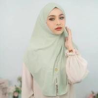 ราคา ผ้าคลุมมุสลิม ฮิญาบสวมสำเร็จ ผ่าหน้าทรงหน้าสั้นหลังยาว ผ้าร่องบางเบาใส่สบาย HM84วาริสมุสลิม (1731877662463133566)