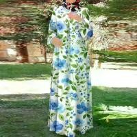 ราคา ชุดเดรสแขน Kaftan, สำหรับผู้หญิง, Abaya มุสลิม, แฟชั่นมุสลิม, ผ้าคลุมศีรษะผู้หญิง, คอกลม, สง่างาม, แขนยาว, ชุดเดรส Abaya มุสลิม, เสื้อผ้าผู้หญิง, ผ้าคลุมมุสลิม, Abayas มุสลิม (1731634386746510220)