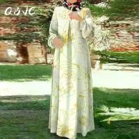 ราคา Abayas, Kaftan Abaya แขนผู้หญิง, เสื้อผ้าสตรีมุสลิม, ความเจียมเนื้อเจียมตัว, ชุดเดรสแขนยาว, ชุดมุสลิมที่เจียมเนื้อเจียมตัว, เสื้อคลุม, ชุดรอมฎอนยาว, สำหรับผู้หญิง, ผ้าคลุมมุสลิม, (1731671191525952396)