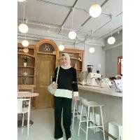 ราคา (C38) Heartmade - Babieco Set 〰️ (สินค้าพร้อมส่ง) ชุดเซ็ตผ้าไหมพรมทูโทน 2 ชิ้น เสื้อ + กางเกง จัดส่งเฉพาะจุด (1731722287546599080)