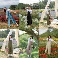 ราคา เอี๊ยมกางเกงขายาว ชุดหมี ผ้าคอตตอนลินิน สายปรับความยาวได้Ladychillshop สินค้าแนะนำ (1731887898139330222)