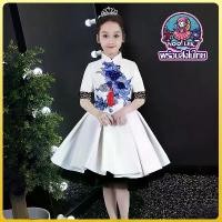 ราคา เดรสเจ้าหญิงสีขาว พร้อมส่งในไทย ชุดเด็กบ้านแม่หนูเล็ก ชุดกิจกรรมเด็กเล็กเด็กโต ชุดดรัมเมเยอร์ เชียร์ลีดเดอร์ ชุดแสดงบนเวที ชุดเต้นวันเด็ก เดรสเด็กหญิง ชุดเจ้าหญิง ผ้าดี สวยหรูดูแพง ชุดกระโปรง (1731148