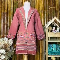 ราคา เสื้อสูทกะเหรี่ยง/ผู้ชาย/หญิง (เสื้อสูทชาย/หญิง) เสื้อกะเหรี่ยงทอมือ แฟชั่น เสื้อกะเหรี่ยง ใส่ได้ทั้งชายและหญิง Clothing Women/Men Shirt By-Delta17shop (เสื้อสูท/เสื้อโค้ท) (1730805983873239680)