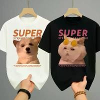 ราคา เสื้อยืดคู่แฟน เสื้อคู่ คอกลม สกรีนลายหมาแมวน่ารัก ลายคู่รัก เสื้อยืดแฟชั่น โอเวอร์ไซส์คนอ้วน (1731913214337844988)