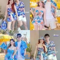 ราคา 062 ชุดคู่รัก งานเสื้อคู่ งานทะเล สีสันสดใส ใส่สบาย #เสื้อคู่ #ชุดคู่ไปทะเล (1732088163861170635)