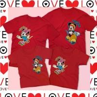 ราคา เสื้อครอบครัว ลายมิกกี้ มินนี่ เสื้อคู่ เสื้อยืดแฟชั่น คลังสินค้า (1731447866406635379)