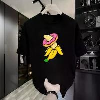 ราคา เสื้อคู่ วาเลนไทน์ เสื้อคู่Valentine ลาย กล้วยหอมกับโดนัท เสื้อยืด คอกลม แขนสั้น S-4XL COD (1731315833312151233)