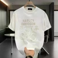 ราคา [ขายดีที่สุด]เสื้อยืดสีขาว (จัดส่งตลอด 24 ชั่วโมง) เสื้อยืดลายโลโก้ Harley Davidson สำหรับผู้ชาย – สไตล์คลาสสิกจาก Harley คุณภาพพรีเมียม เหมาะสำหรับนักบิดและผู้รักจักรยานยนต์#เ (1731609044930954704)