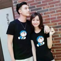 ราคา เสื้อยืดลายโดเลม่อน น่ารัก เสื้อยืดคอกลม เสื้อทีม เสื้อครอบครัว เสื้อคู่ คอกลม เสื้อแขนสั้น ผ้านุ่มสวมใส่สบาย เสื้อคู่ชายหญิง ขาว,ดำ (1729626041264278299)