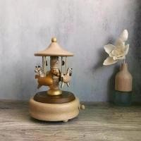 ราคา กล่องดนตรี, กล่องดนตรีม้าหมุนไม้, เครื่องประดับ, ของขวัญวันเกิดสาวน้อย, ทำด้วยมือ, กล่องดนตรีไม้สร้างสรรค์ (1731949012827407756)