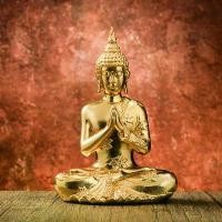 ราคา พระพุทธรูป พระเจ้า ทรงเต็มใบไม้สีทอง สไตล์เอเชียตะวันออกเฉียงใต้ ของตกแต่งบ้าน เครื่องประดับ งานฝีมือเรซินพระพุทธรูป ผลิตโดยโรงงาน หลวงพ่อทวด เนื้อว่าน วัดช้างให้ พระ เนื้อ ชิน พญา ครุฑ (1731546013352