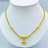 ราคา สร้อยคอทองโคลนนิ่งเหมือนแท้ น้ำหนัก2บาท ยาว20นิ้ว ทองชุบ เครื่องประดับ 0146 (1731616666465436996)