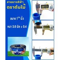 ราคา สายยางรดน้ำ ขนาด (1"1/4 นิ้ว) 1นิ้ว 2หุน หนา 4 มิล ±0.4 50เมตร สีฟ้าอเนกประสงค์ ตรา ต้นไม้ (แถม️️️️️️️️️️เข็มขัดรัดสายยาง) #สายยาง #สายยางน้ำสีฟ้า (1730338109888367293)