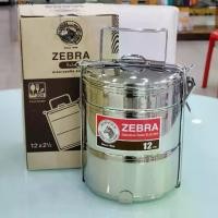 ราคา ZEBRA ปิ่นโตบัดดี้ ตรา หัวม้าลาย ขนาด 12 ซม. 2 ชั้นครึ่ง(ชั้นเคียง) (1732265452514281970)