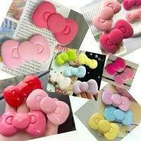 ราคา พร้อมส่ง 2pcs กิ๊บติดผม โบว์ กุหลาบสีชมพู สไตล์เกิร์ลลี่ ที่ติดผม ที่หนีบผม (1730735052995332373)