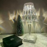 ราคา โคมไฟตั้งโต๊ะ โคมไฟหัวเตียง โคมไฟสุดสวย คริสตัล เพชร ใช้สำหรับห้องนอน ห้องนั่งเล่น ไฟโต๊ะอาหาร สี4000K ชาร์จ USB (1729486332095728466)