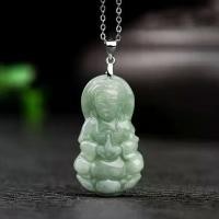 ราคา สร้อยคอจี้พระพุทธรูปเจ้าแม่กวนอิม, หยกพม่า, สีเขียว, เงิน 925, สำหรับผู้หญิง, Y1N, พร้อมใบรับรอง, น้ำแข็ง, TIMESWIND (1732253697864206542)
