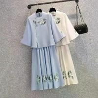 ราคา ชุดฤดูร้อน สไตล์จีนใหม่ ศิลปะย้อนยุค สไตล์ชาติพันธุ์ ปรับปรุง Cheongsam ปัก คอตั้ง กระดุม ชุดกลางความยาว มาใหม่ ชุด นาง ป้าย ช ุ ด ไ ท ย โ บ ร า ณ ชุด นาค เฟี้ยว เ (1731373473555973899)