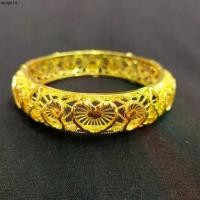 ราคา Fashion Jewele กำไลข้อมือ ประดับชุดไทย เครื่องประดับตกแต่งร่างกาย คุณภาพดี อันละ56 สีทอง เงิน นาค (1731444782246954016)