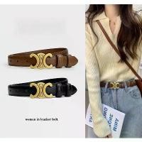 ราคา เข็มขัดผู้หญิง แฟชั่น สไตล์อาร์คเดอ Triomphe เข็มขัด นาค ของ แท้ ชุด โอนามิ เข็มขัด (1732033136588000252)