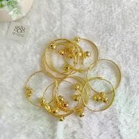 ราคา พร้อมส่งจากไทย กำไลข้อเท้าเด็ก [ 025 ] กำไลข้อเท้า กำไลชุบเงิน ทอง นาค ลายดอกไม้ น้ำหนัก 2 สลึง ปรับขนาดได้ ราคาต่อ 1 คู่ พร้อมส่ง (1732275522450852099)