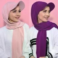 ราคา หมวกผ้าพันคอผู้หญิง สไตล์ใหม่ ปี 2025 สีทึบ ผ้าพันคออเนกประสงค์ หมวกผ้าพันคอมุสลิม แบบบูรณาการ ผ้า คลุม ชีฟอง พัน ปัก มุก ผ้าร่อง โอวันติน ฮิญาบสำเร็จรูป ไวน์แดง งานแต่งงาน (1731698257998284739)