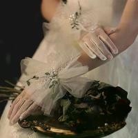 ราคา ถุงมือเจ้าสาว, โบว์ตาข่ายสั้น, มุก, ลูกไม้หรูหรา, เพชรหลวมสีขาว, ถุงมือแต่งงาน, เรียบหรู (1731462999696312683)