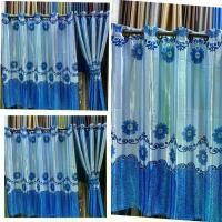 ราคา ผ้าม่านหน้าต่า ขนาด 100x135 ซม. ม่านห่วงตาไก่ 4 ซม. ผ้าม่าน ลอน ม่าน มุก หยก ซับไทย 2 ชั้น ม่าน ประตู (1729590778691815956)